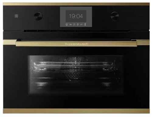 Компактный духовой шкаф с микроволнами Kuppersbusch CBM 6350.0 S4 Gold